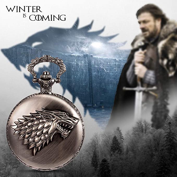 House Stark Game of Thrones Watch Keychain